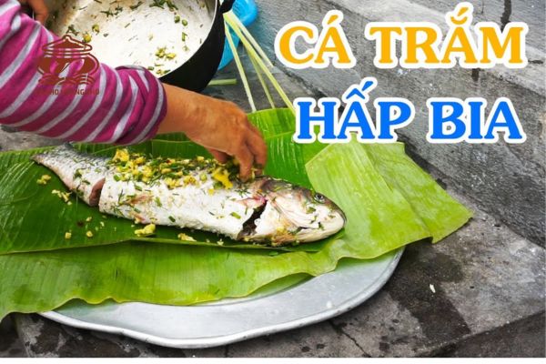 Nguyên liệu cá trắm đen hấp bia